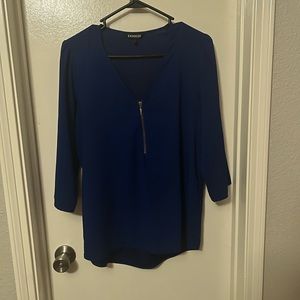 Express 3/4 sleeve Navy Tunic